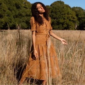 Daughters of India prairie dress in autumn color